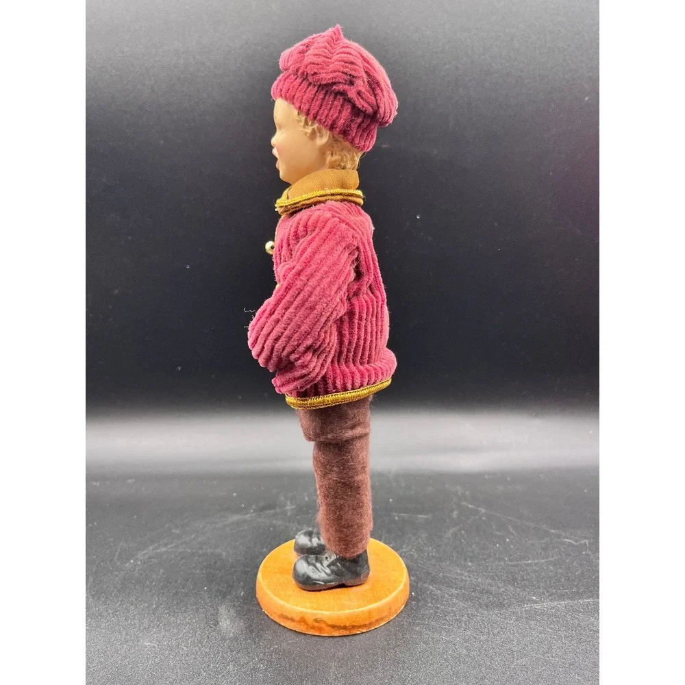 Vtg Set of 3 Caroler Set Christmas Figurines Drummer Boy Singer‎ 9.5